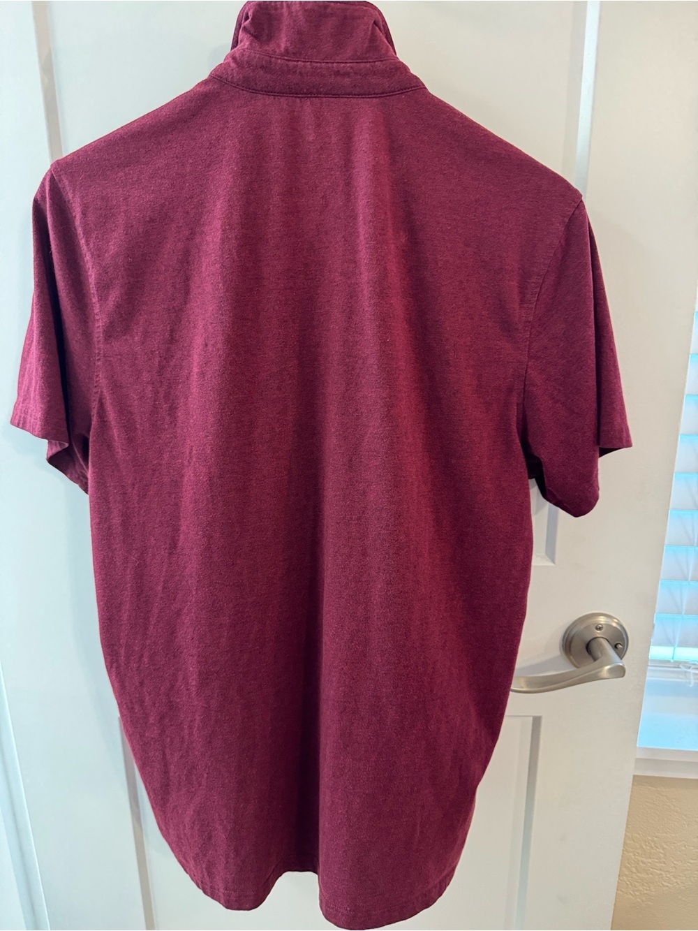 FOX Racing Burgundy Heather Polo Shirt Men’s Medium Logo Y2K inspired - Picture 6 of 6